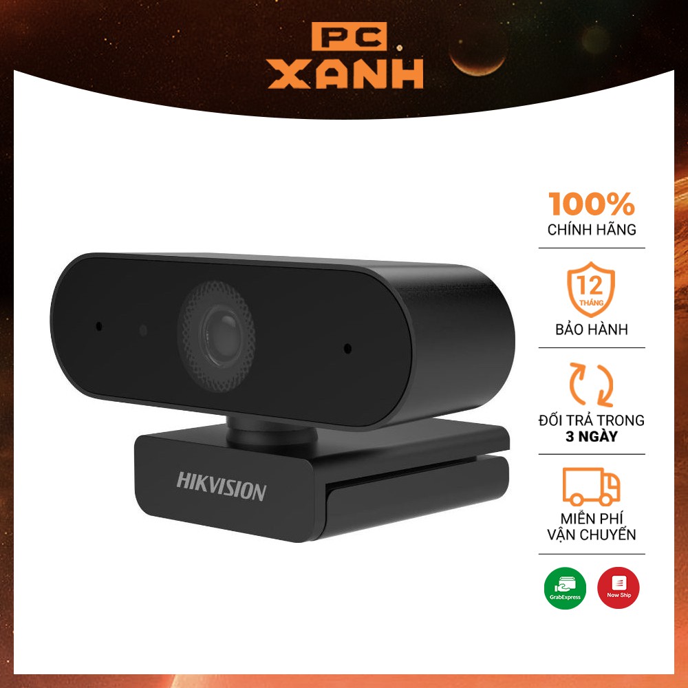 [Mã 1511ELSALE hoàn 7% đơn 300K] Webcam Hikvision 1080P DS-U02 Full HD Có MIC máy tính Laptop livestream