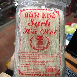 Mì gạo bún khô sạch hà nội túi 500g