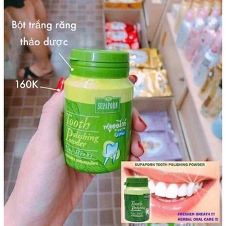 (Chính Hãng) Bột Trắng Răng Thảo Dược Supaporn Thái Lan