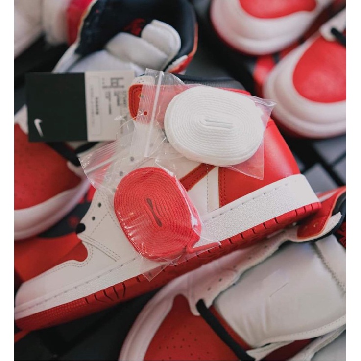 Giày Nike Jordan 1 Retro High OG - 555088-161- Trắng đỏ đen