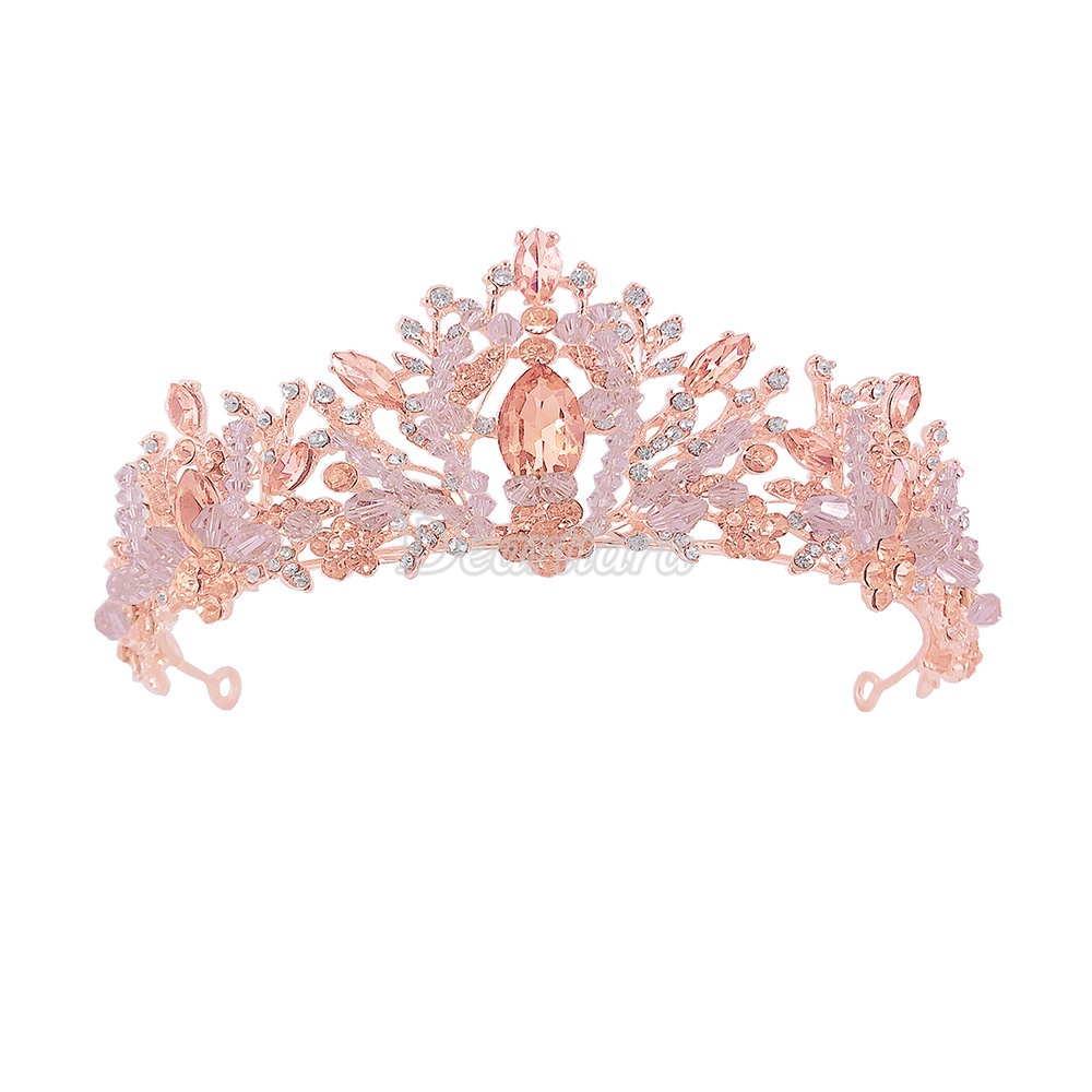 Cài Tóc Hình Vương Miện Đính Đá Thời Trang