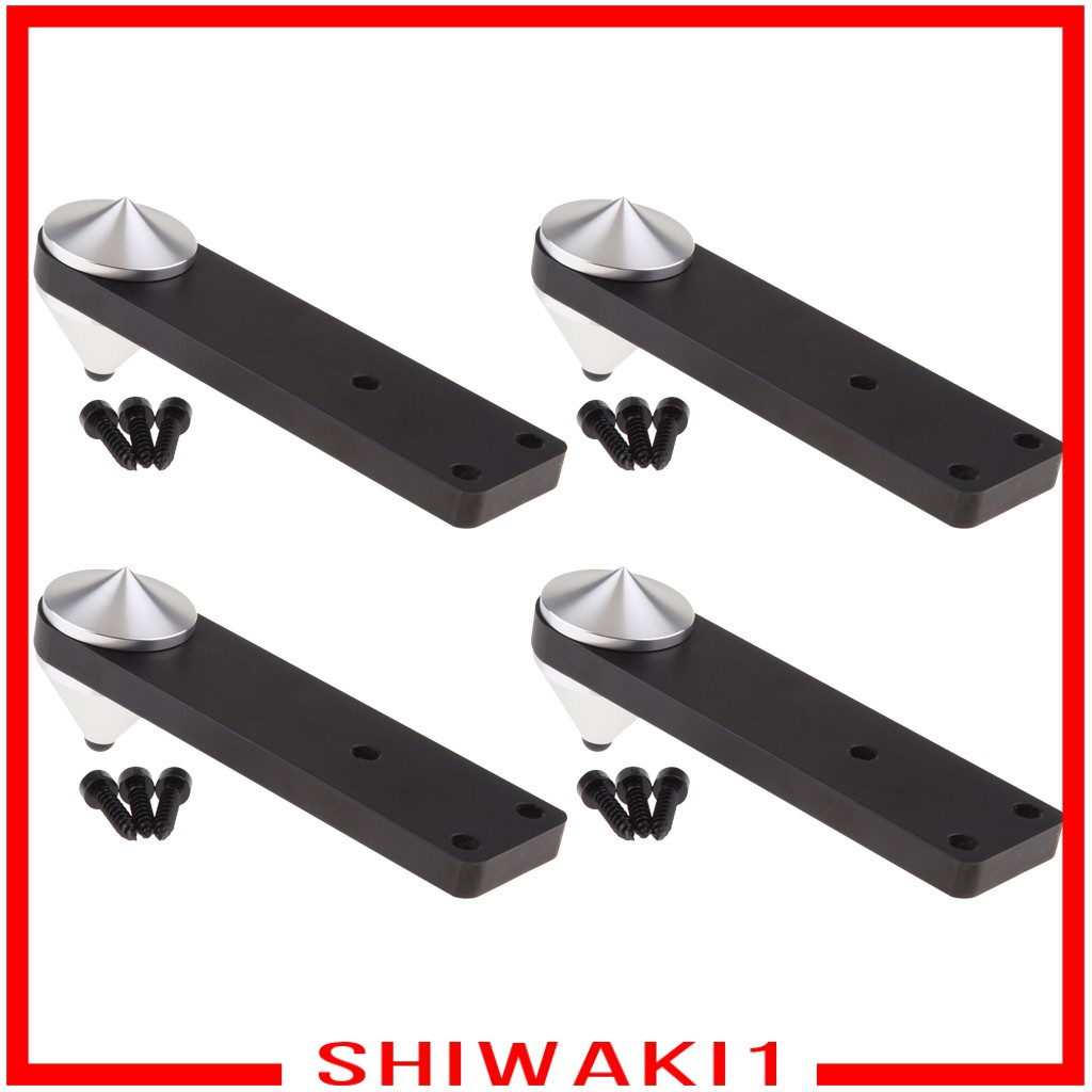 Set 4 Đinh Gắn Loa Hifi Bằng Nhôm Shiwaki1 Chuyên Dụng