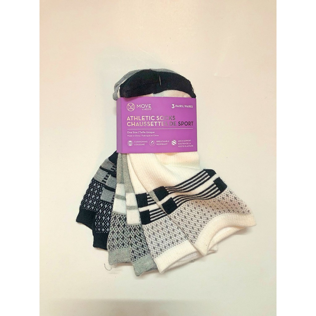 Bộ vớ thể thao cổ thấp ARDENE 20413084 (3 đôi)