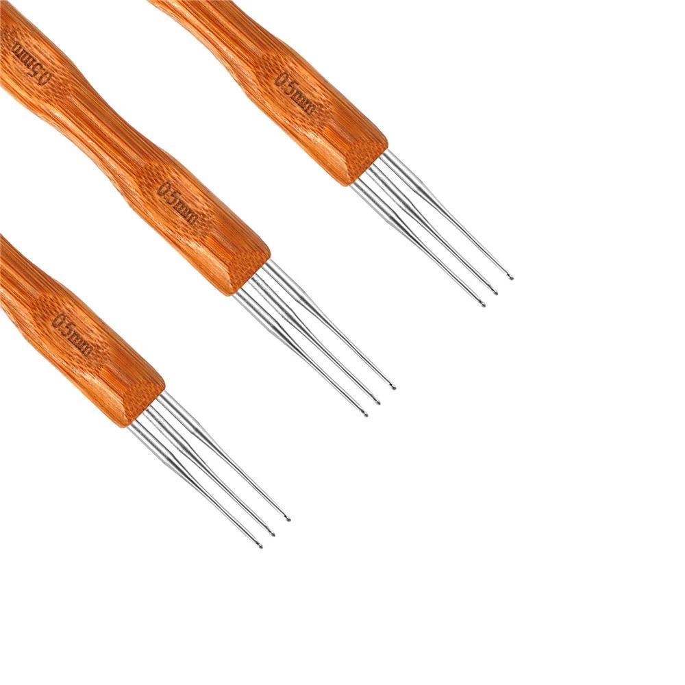 Kim Bện Tóc Bằng Tre 0.5mm / 0.75mm Phong Cách Thời Trang DIY