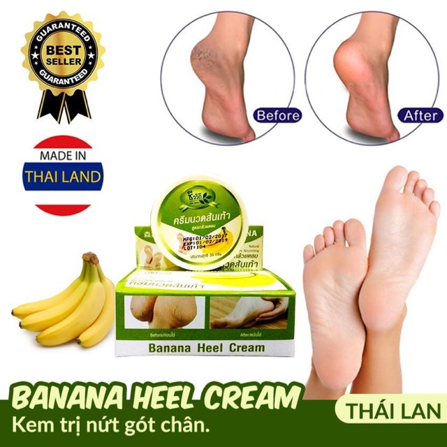❤ Vanilla ❤ Kem nứt gót chân hương chuối Thái Lan [ CAO CẤP]