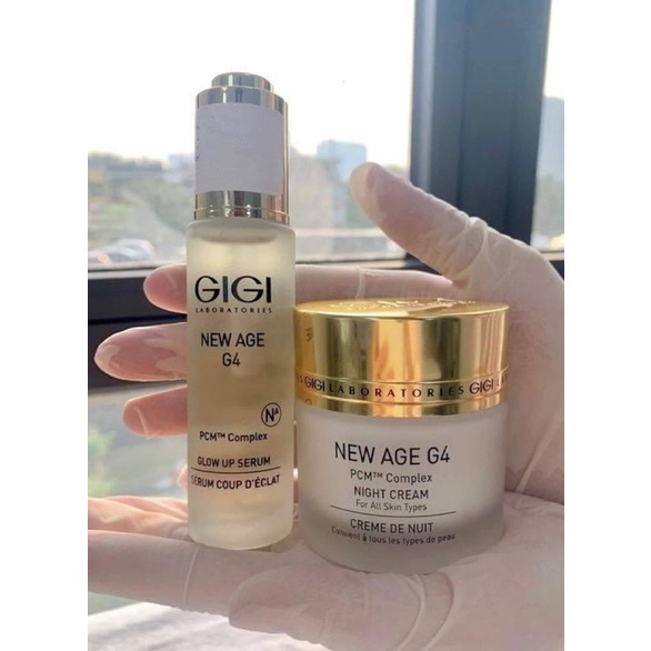Bộ đôi tinh chất serum và kem dưỡng siêu căng bóng GiGi new age G4