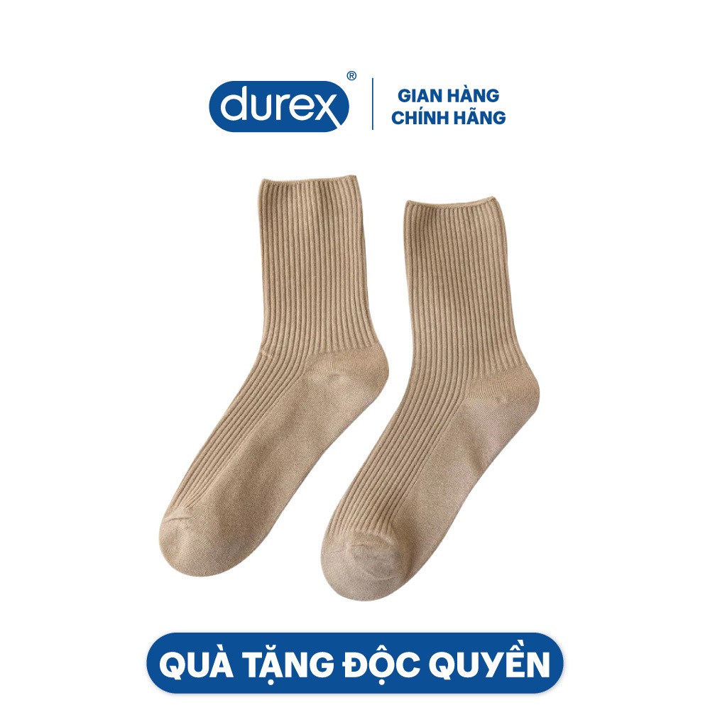 [Quà tặng không bán] Vớ thời trang thể thao Durex - Giao màu ngẫu nhiên