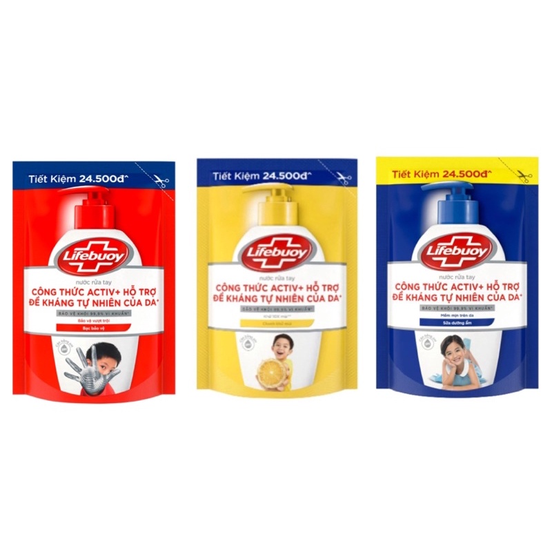 NƯỚC RỬA TAY LIFEBUOY TÚI 450G