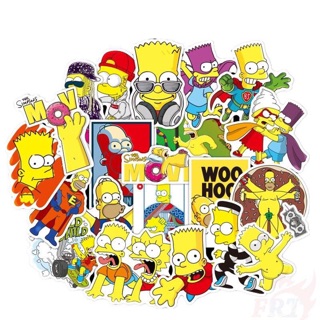 Sét 30-60 Sticker gia đình simpson ép lụa / hình dán simpson có đề can bóc dán