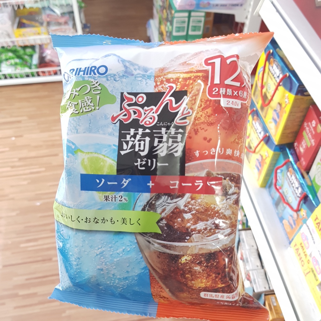 THẠCH RAU CÂU TRÁI CÂY ORIHIRO 240G 12 VIÊN