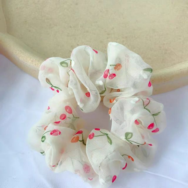 Crunchies - Dây chun buộc tóc voan hoa nhí cực xinh