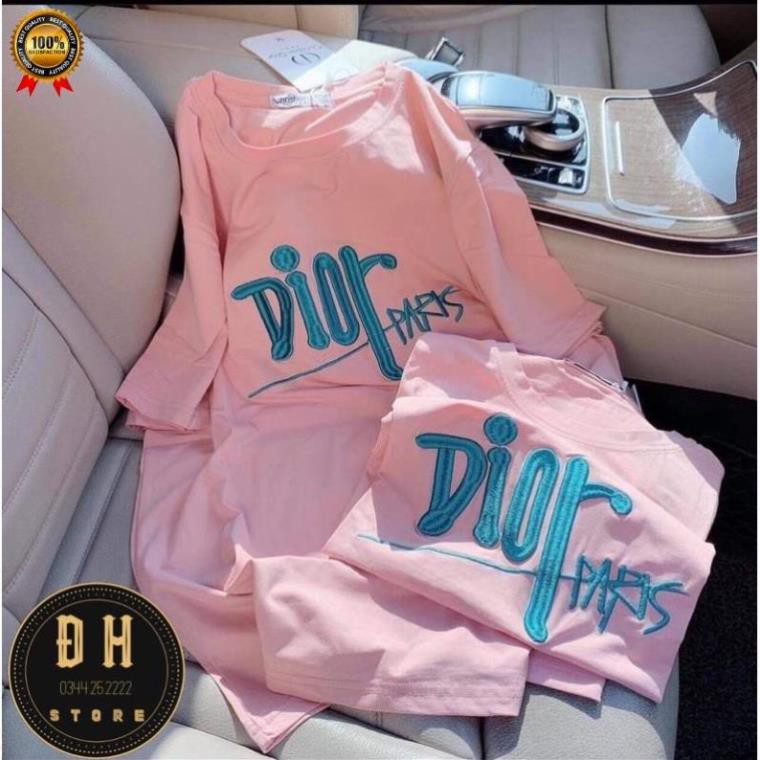 Áo Phông Áo Thun Nam Nữ Thêu Chữ, Fom Rộng Giấu Quần Hàng Quảng Châu Cao Cấp . | BigBuy360 - bigbuy360.vn