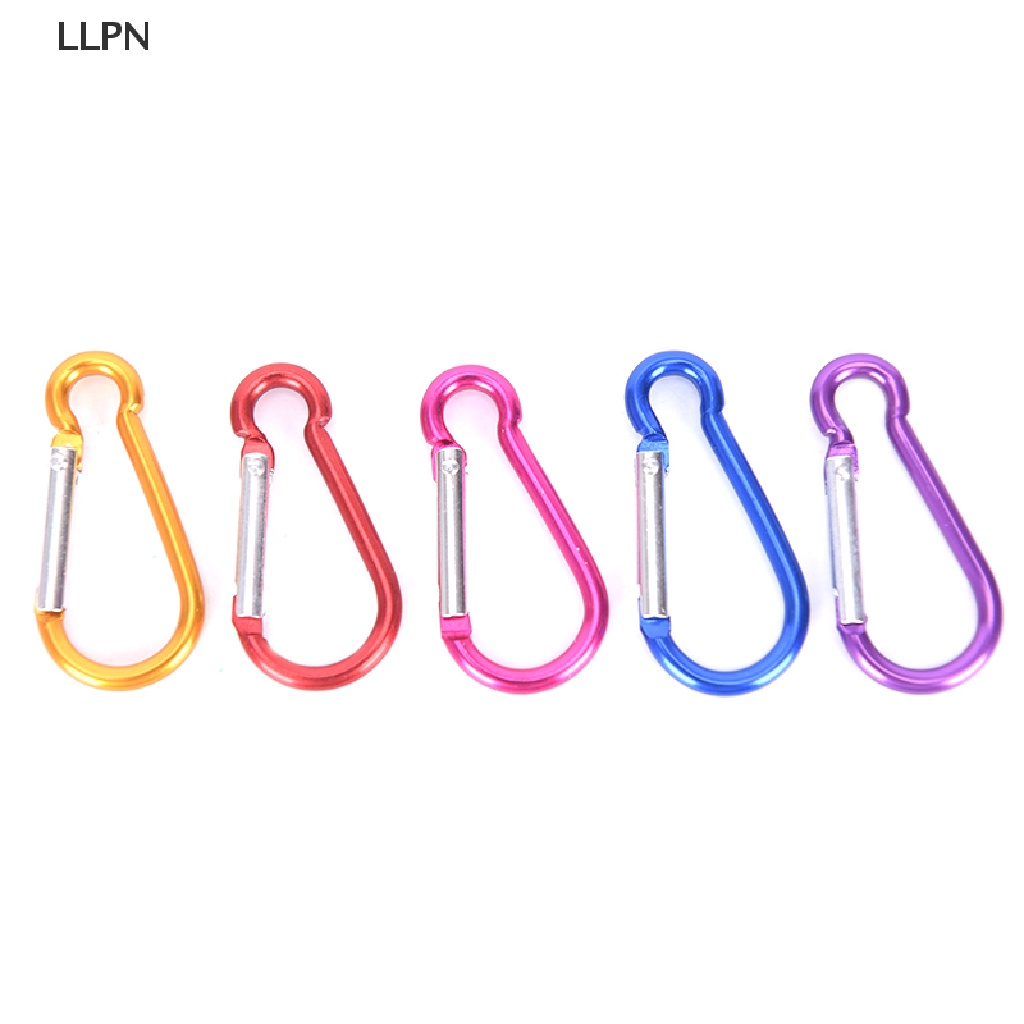 Set 10 Móc Khóa Carabiner Bằng Hợp Kim Nhôm Tiện Dụng Khi Đi Cắm Trại / Leo Núi [Hot]