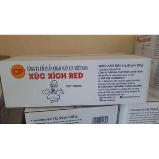 THÙNG XÚC XÍCH TIỆT TRÙNG CP GÓI 200G