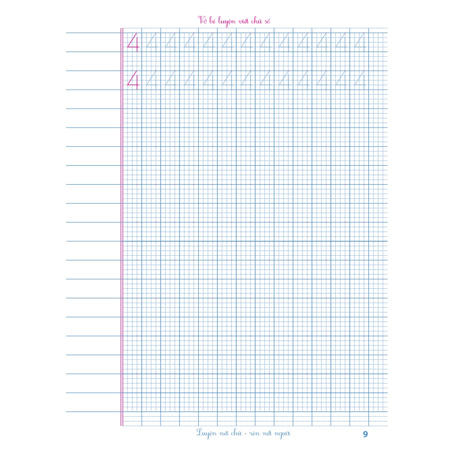 Sách - Hành trang cho bé vào lớp 1 – Vở bé luyện viết chữ số