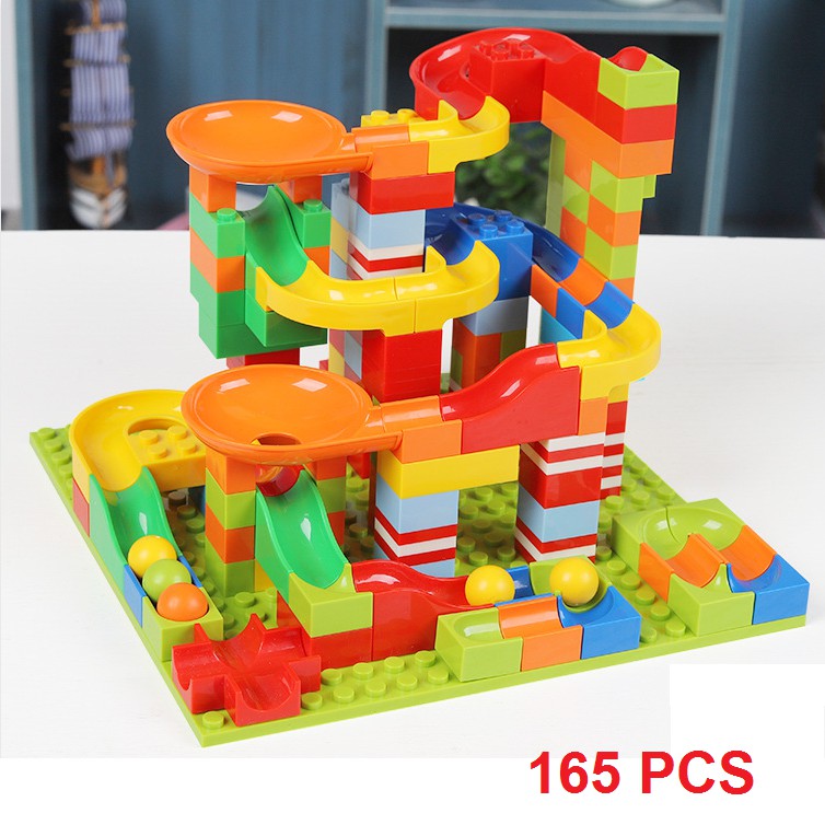 Đồ chơi tháp lăn bi mini gồm 165 chi tiết bằng nhựa cao cấp đồ chơi trẻ em