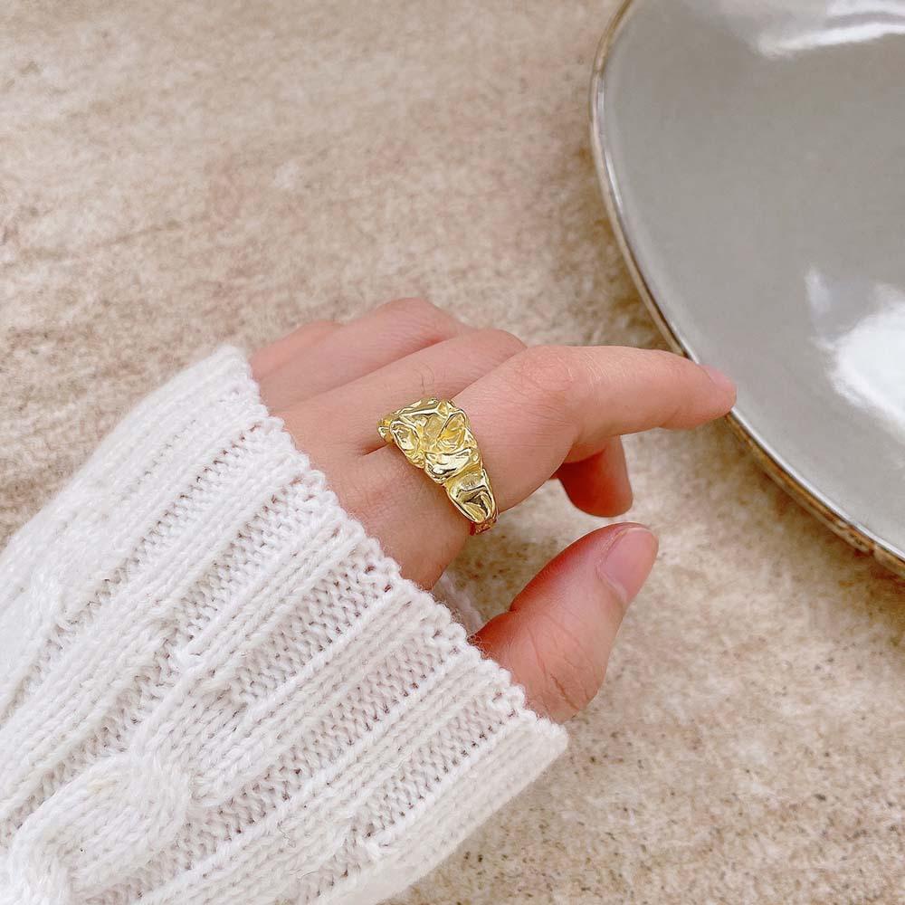 Nhẫn Hở Bản To Phong Cách Âu Mỹ Thời Trang