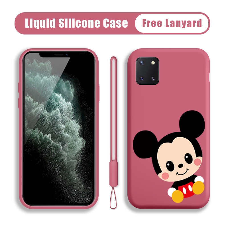 Ốp Điện Thoại Silicon Chống Rơi Cho Samsung Note10 Lite Note8 Note9 Note10 Plus Sil