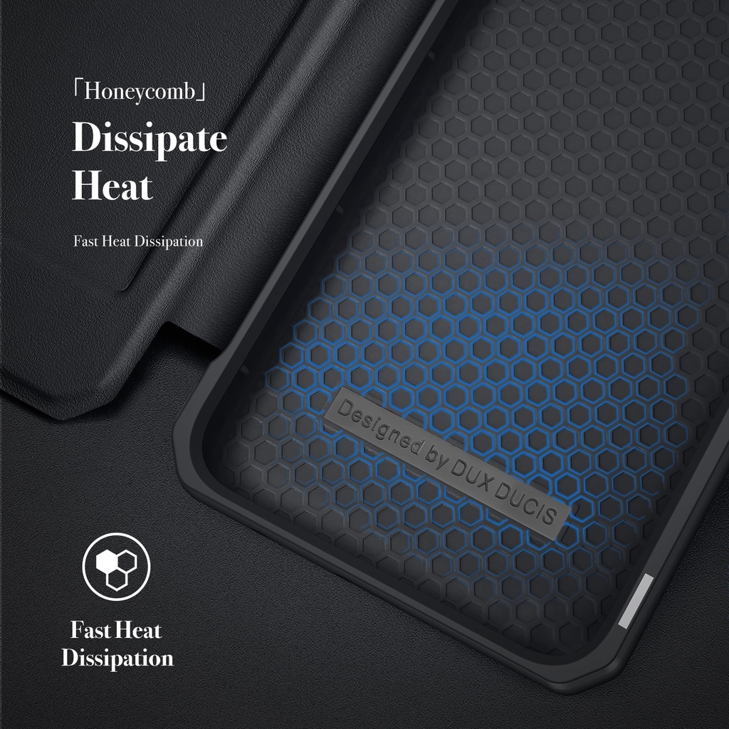 Dux Ducis Samsung Galaxy A23 5G A04s M23 5G A73 A13 A53 S22+ Vỏ điện thoại dạng nắp gập Hộp đựng ví da thật sang trọng