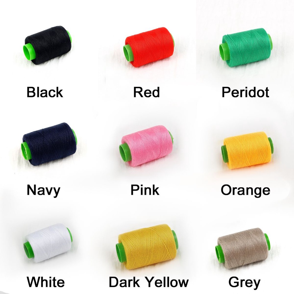 Cuộn chỉ cotton nhiều màu sắc dùng may vá đồ thủ công tiện dụng DIY
