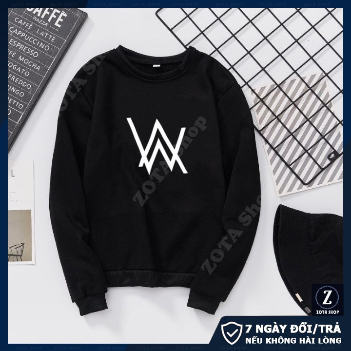 Áo nỉ nam dài tay❤️ Freeship 50K❤️ Nỉ poly Thái mềm mịn in Ailen SW66 | BigBuy360 - bigbuy360.vn