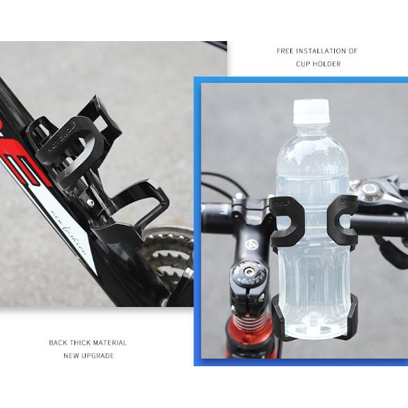 Xe đạp xe đạp chai lồng núi xe đạp sửa đổi phụ kiện xe máy nước chai khung xe nước giải khát có thể giữ nước cốc
