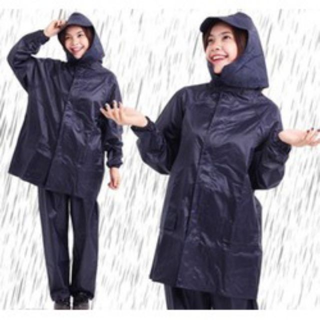ÁO MƯA BỘ VẢI DÙ CAO CẤP KARA HOUSE CÓ BIG SIZE