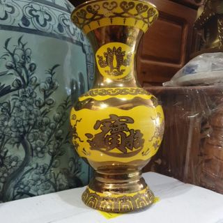 Bình bông sứ 3D cao 30cm