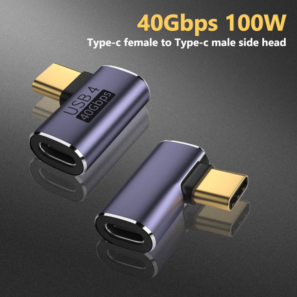 Đầu chuyển đổi GUUGEI USB4.0 40Gbps OTG 8K 60Hz 100W 5A USB C sang Type-C cho laptop