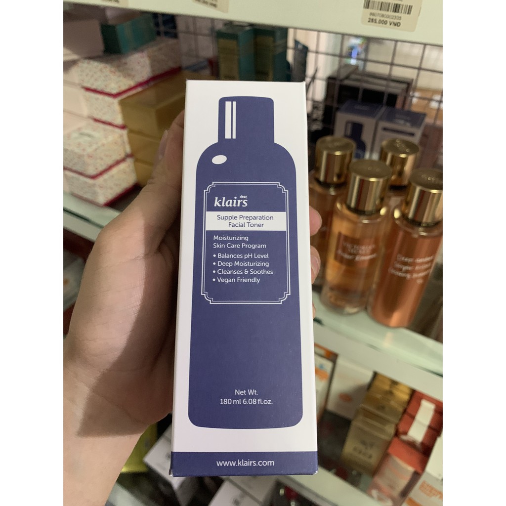 Nước hoa hồng chống viêm không mùi Klairs Supple Preparation Unscented Toner