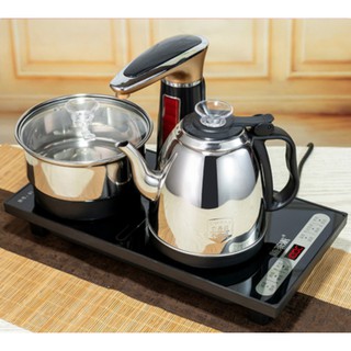Bộ ấm đun nước inox 304 vcr4200 vàng dung tích lớn trọn bộ ấm đun nước