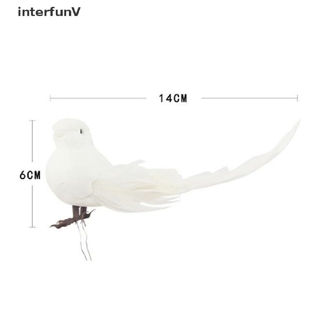 1 Chú Chim Giả mini Bằng Xốp Dùng Trang Trí