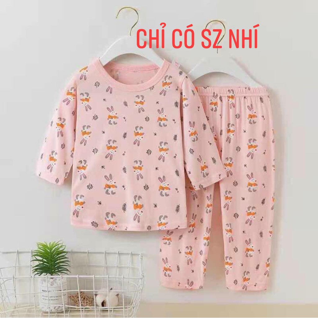 BỘ COTTON XUẤT HÀN DÀI TAY CHO BÉ TRAI BÉ GÁI- BẢNG MÀU SZ NHÍ