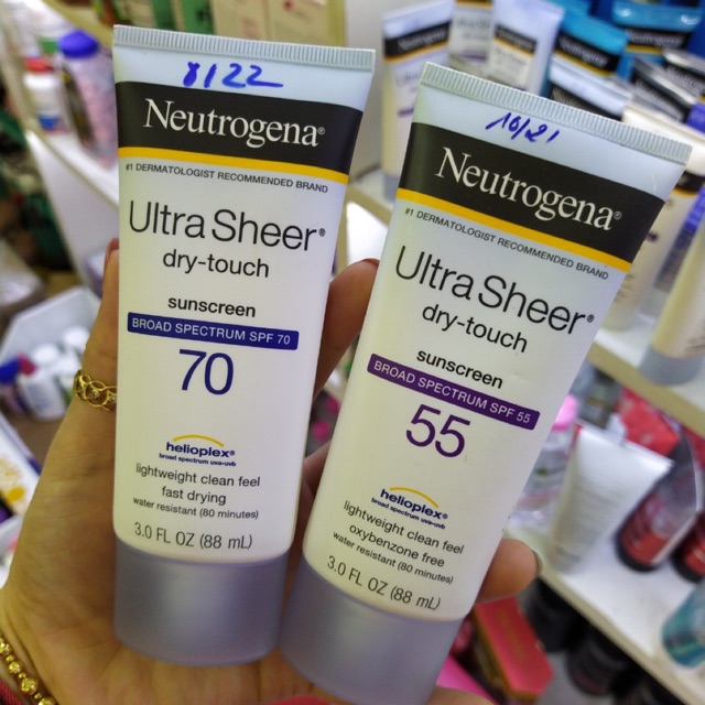 kem chống nắng neutrogena 70