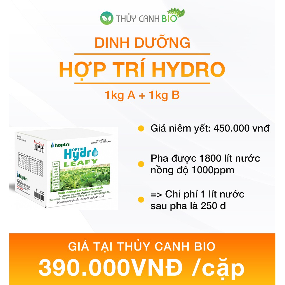 Dung dịch trồng rau Thủy Canh Hydro Umat V