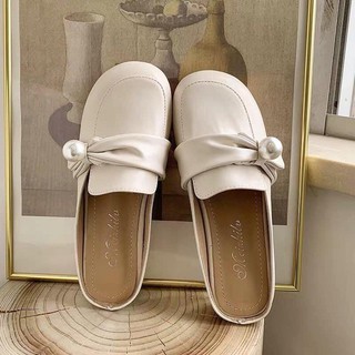 CF[ORDER] Sục mũi tròn đế bệt đính hạt (ảnh thật ở cuối)