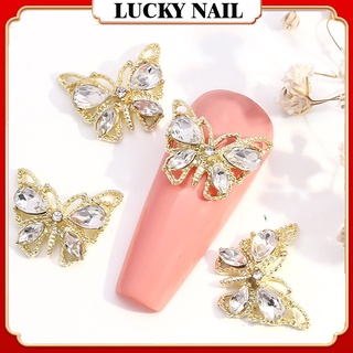 Charm bướm đá, Charm nail trang trí móng cao cấp