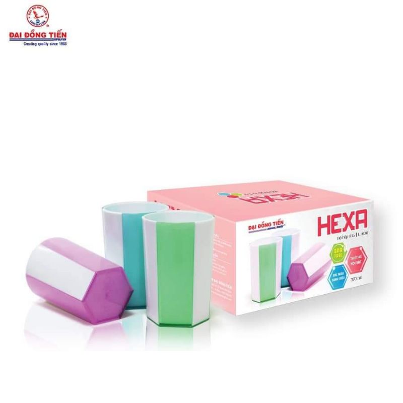 SÉT 6 LY NHỰA ĐẠI ĐỒNG TIẾN