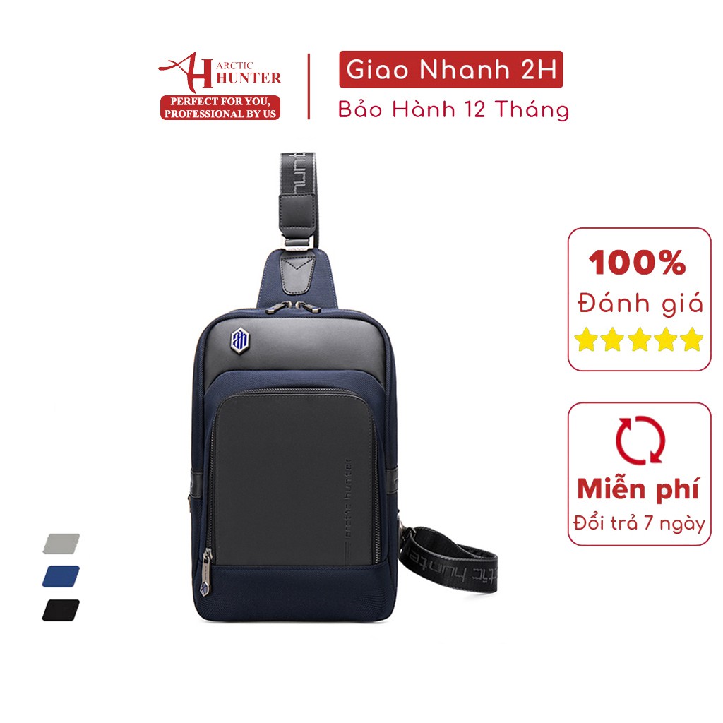 [Mã BMBAU50 giảm 7% đơn 99K] Túi đeo chéo,đeo ngực du lịch Arctic Hunter chất liệu chống nước - XB00116