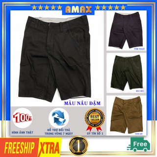 Quần short Kaki Nam Cao Cấp dây kéo quần đùi Kaki nam KDK-01