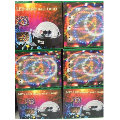 Đèn led quả cầu vũ trường cảm biến theo nhạc