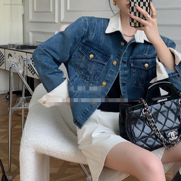 Áo khoác denim dáng rộng thời trang mùa thu mới dành cho nữ 2021