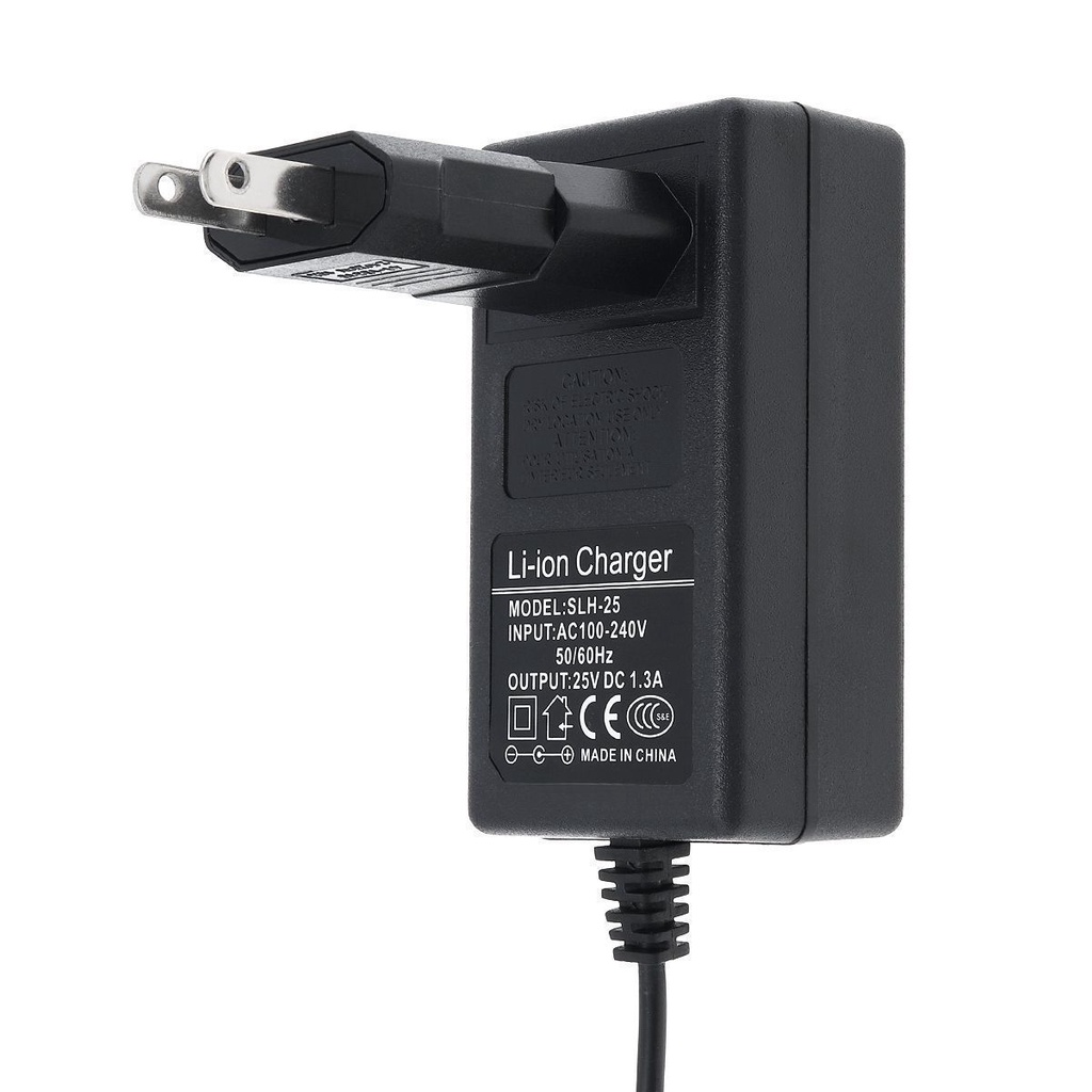 Bộ Sạc Pin Li-ion 100-240V DC 25V Đa Năng