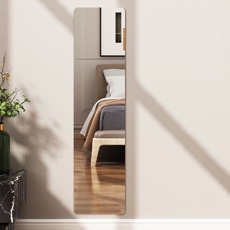 Gương dán tường ghép vuông lục giác dán Tường Decor - cắt mẫu theo yêu cầu - giá sỉ siêu đẹp