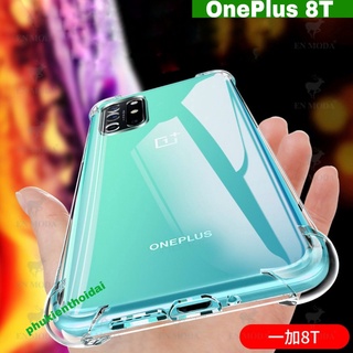 Ốp lưng OnePlus 8T Silicon dẻo trong lồi 4 góc hạn chế ố vàng siêu bền
