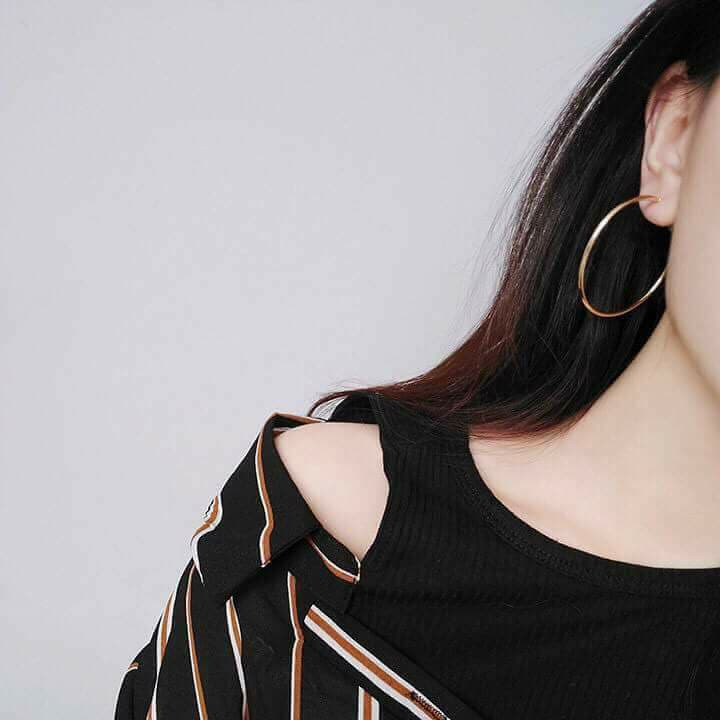 Hoa tai bông tai tròn nhìu size từ size 2 đến size 8