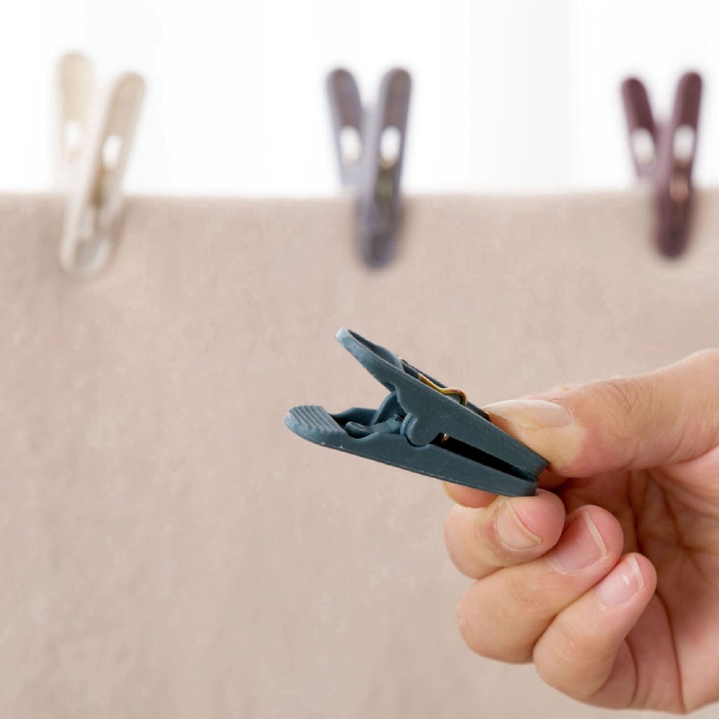 JUJIAJIA Set 24/40 Kẹp Phơi Đồ Bằng Nhựa Kèm/ Không Kèm Hộp Đựng