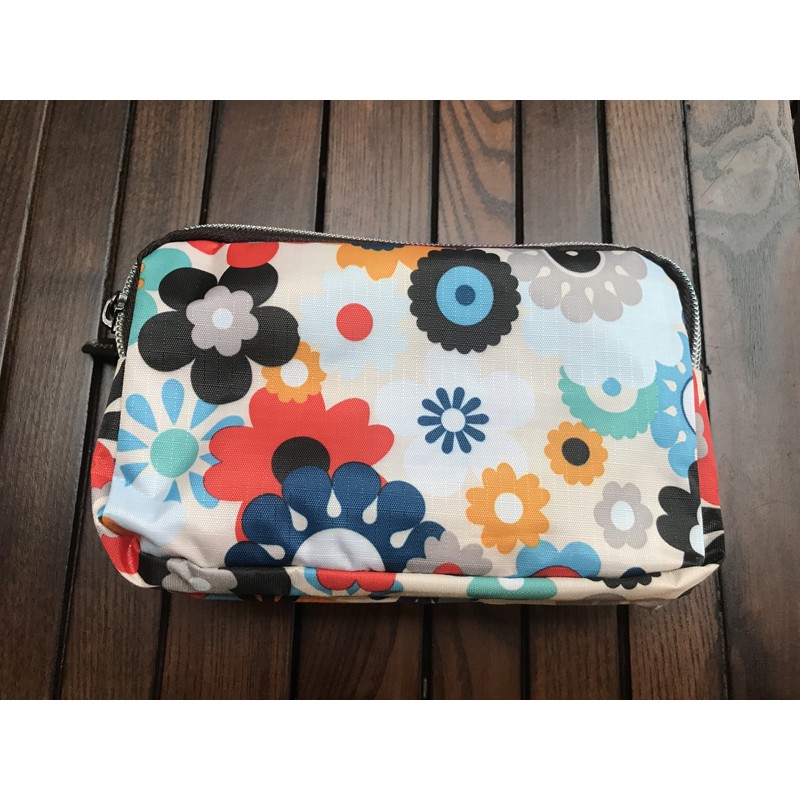 Ví Hoa cầm tay 3 ngăn vải dù siêu bền