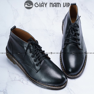 Giầy da nam công sở buộc dây da bò đế khâu giaynamvip giày đốc nam cao cấp hàn quốc gvn04