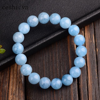 Brazil Sapphire Ocean Blue Natural Crystal Bracelets Brave Woman Confident Confident Bracelets Jewelry